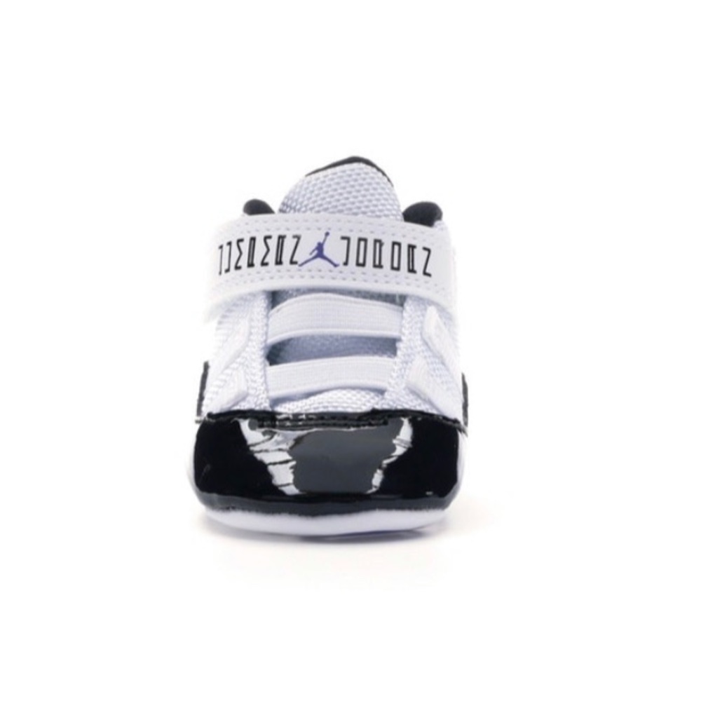 Baby Jordan11 Retro Concord Soft Bottom Crib Shoes